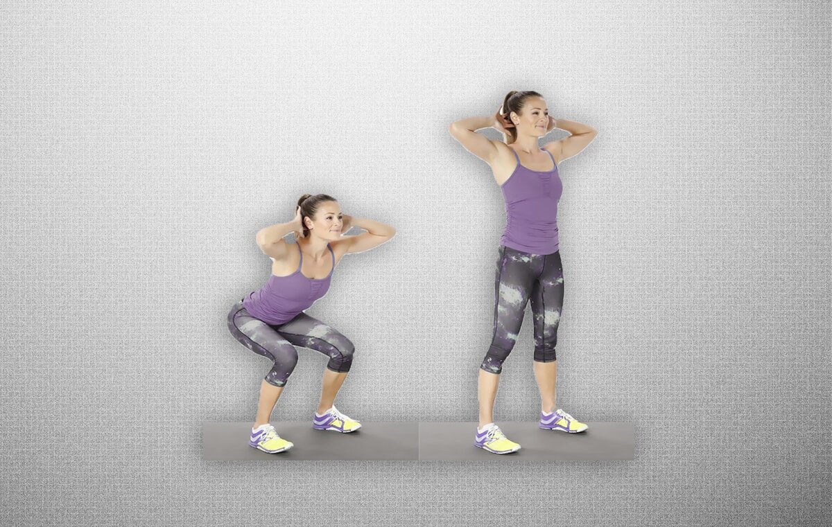 Приседание с собственным весом