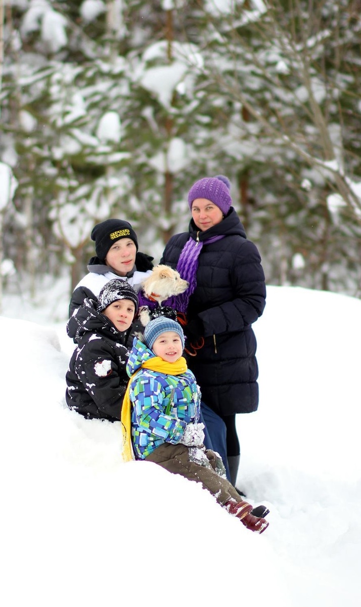 Наша семья 2015 год.  Фото из личного архива.