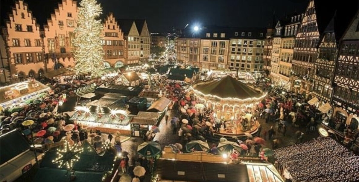 Площадь Мариенплац в Германии