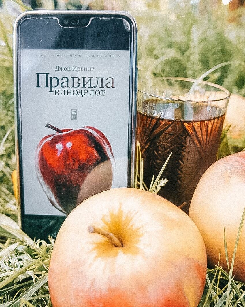 "Правила виноделов" Джона Ирвинга  Фото из Инстаграма @knigoejki