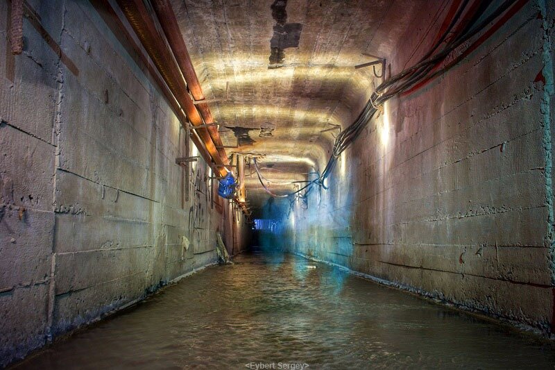 Подземная река с водосбросом ТЭЦ