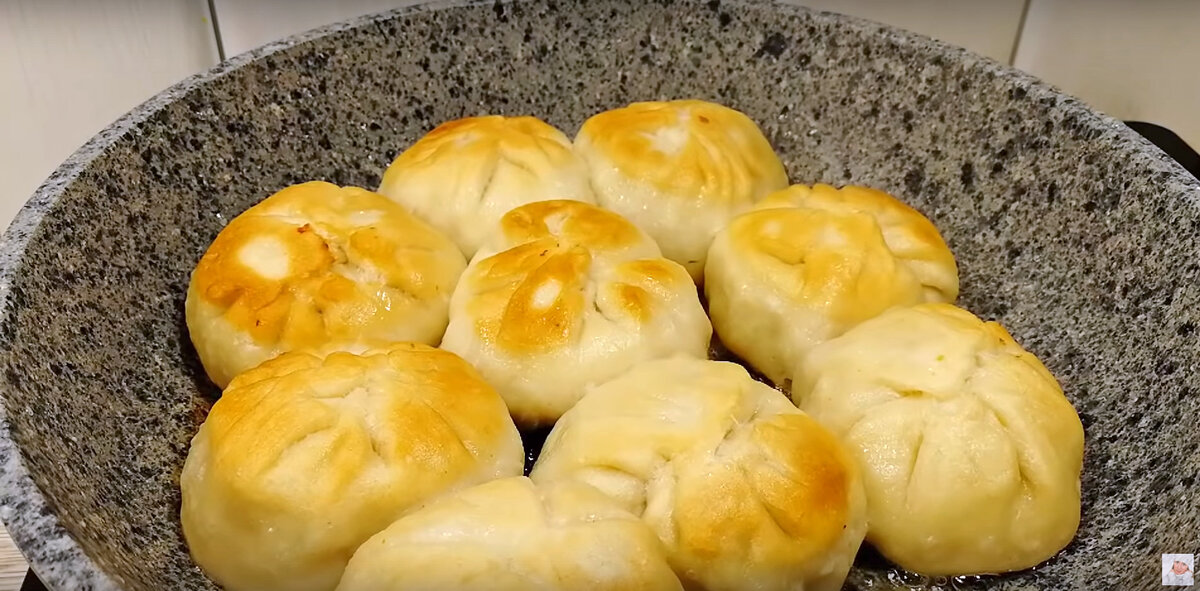 Тесто на кипятке. Необычный обед с мясом для всей семьи.