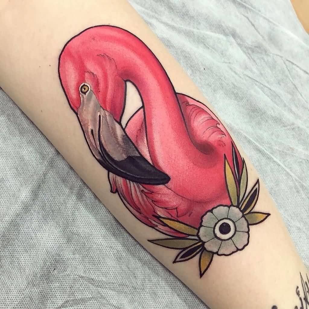 Купить Переводные тату Flamingo XL (xxl) | Цена руб. | Miami Tattoos