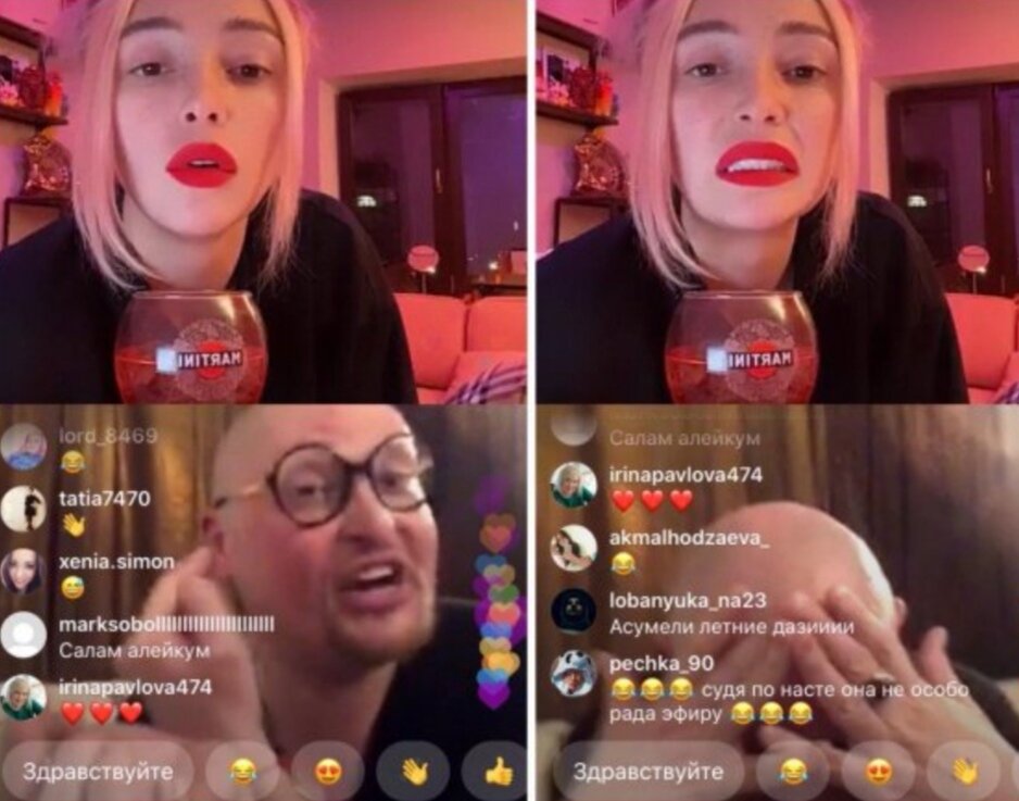 К тому же, фанаты также спрашивали: «Где Элджей?» Настя игнорировала и этот вопрос. Пьющая в гордом одиночества Ивлеева увиливает от вопроса о своём нынешнем семейном состоянии. Ведущая пила вино, пока находилась одна в комнате.Настя уже долгое время не появлялась вместе с мужем на публике. Складывается впечатление, что Ивлеева рассталась с рэпером из-за пандемии вируса. Известно, что многие музыканты сейчас остались без заработка, так как многие концерты, корпоративы и праздники пришлось отменить.