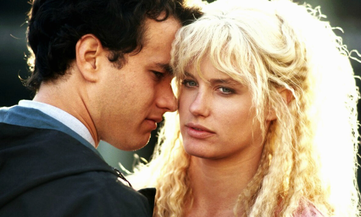 Том Хэнкс и Дэрил Ханна в фильме "Всплеск". Кадр для иллюстрации из открытого источника kinopoisk.ru