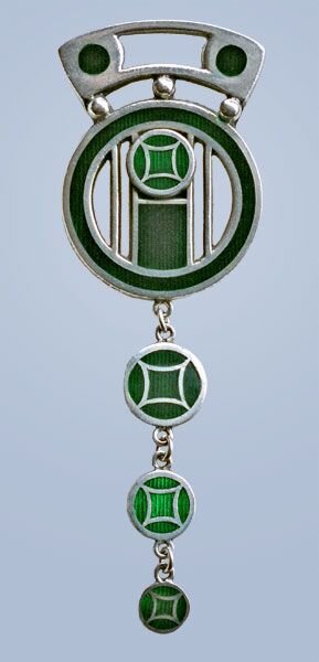 Геометрия. Серебро. Эмал