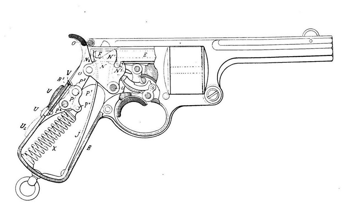 Револьверы Веблей чертежи