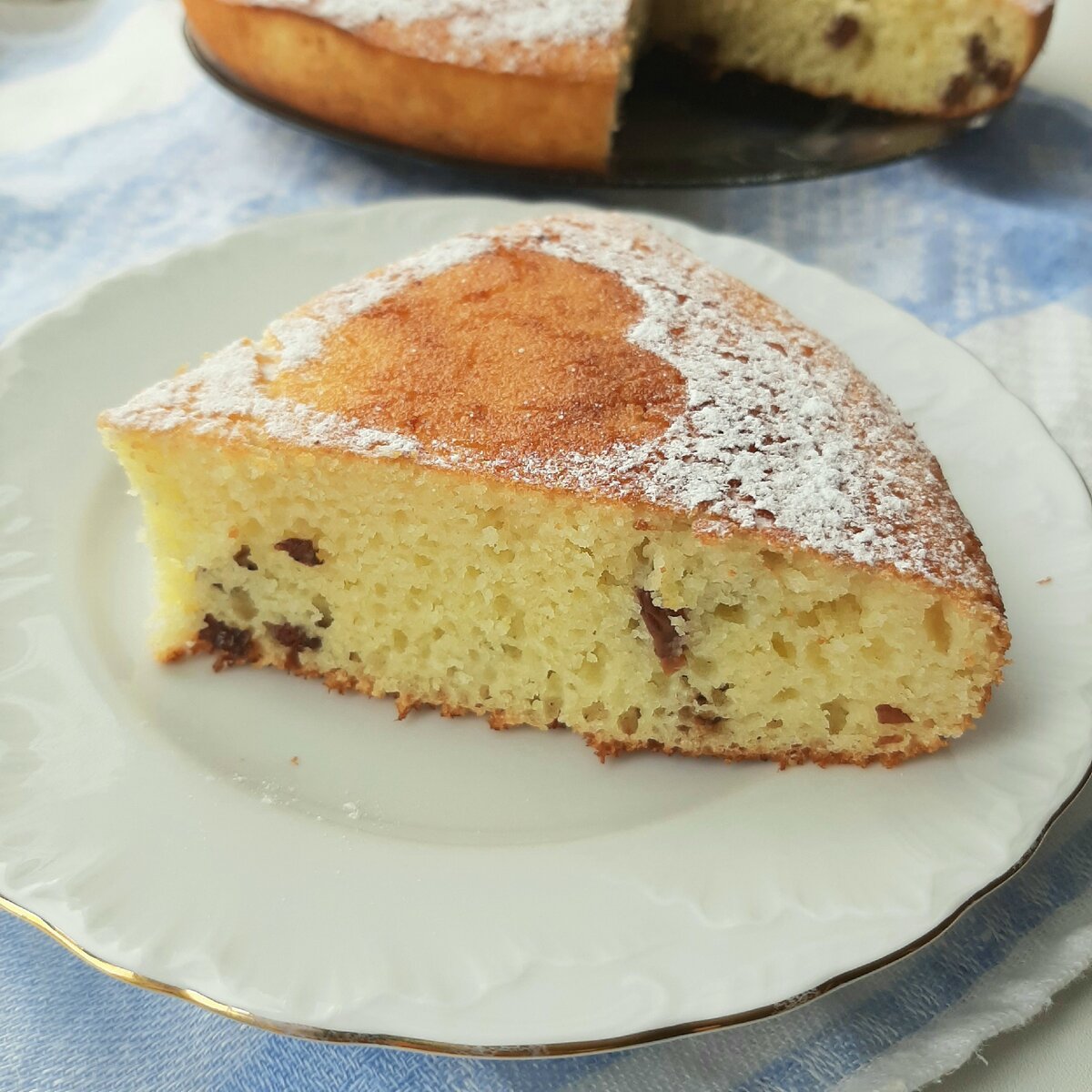 Пирог на манке без муки