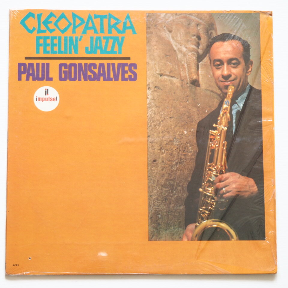 Paul Gonsalves - Cleopatra Feelin' Jazzy (Impulse! A-41) Фронтальная сторона конверта