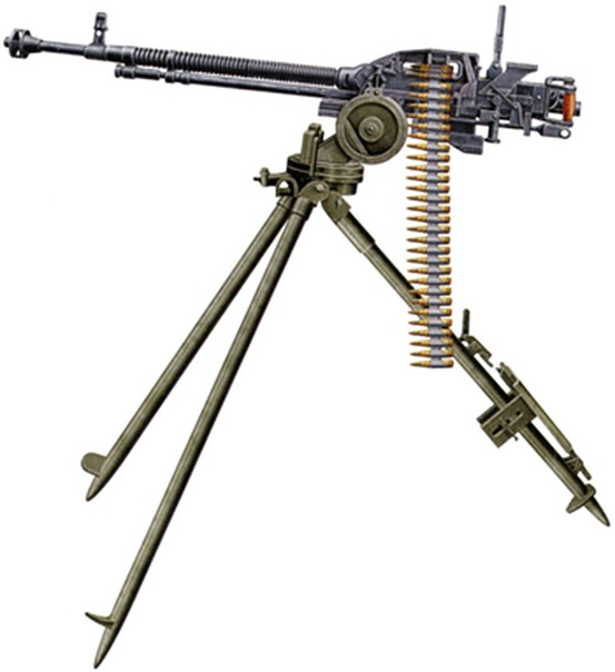 Пулемет ДШК калибра 12,7 мм, образца г. на турельной установке МТУ-2