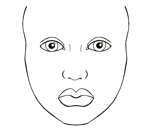 Обычные глаза.