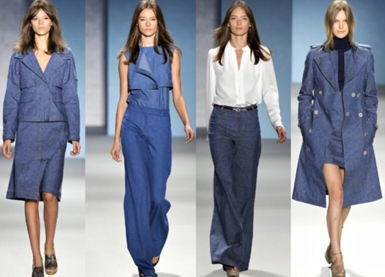 Модели в изделиях из Денима