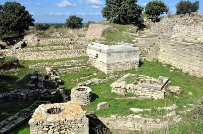 Место раскопок