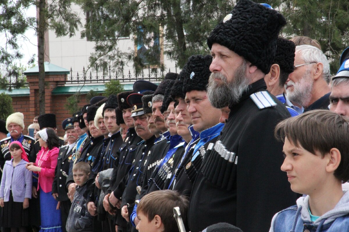 Современная форма терских казаков.