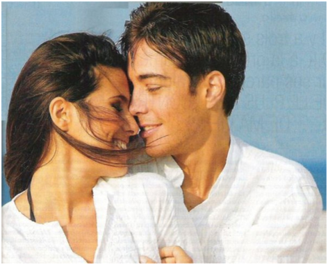 Грегори Лемаршаль со своей девушкой, Карин Ферри