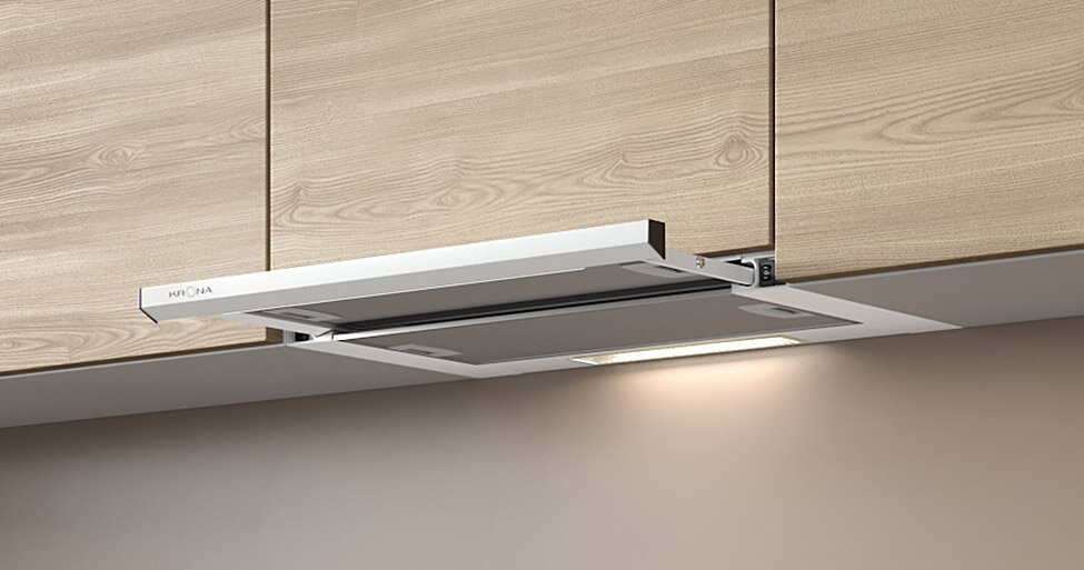 Встраиваемая вытяжка KRONA KAMILLA slim 500 white