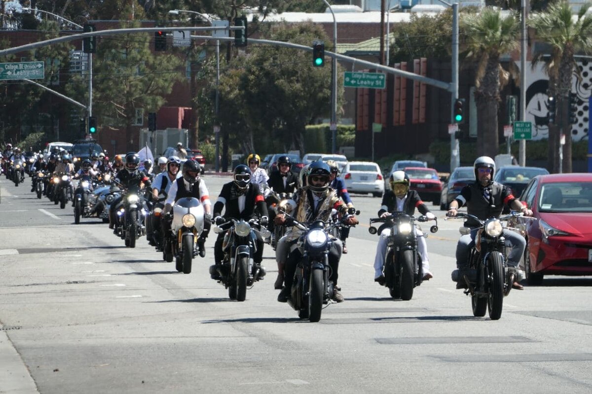 Gentleman's ride in Los Angeles