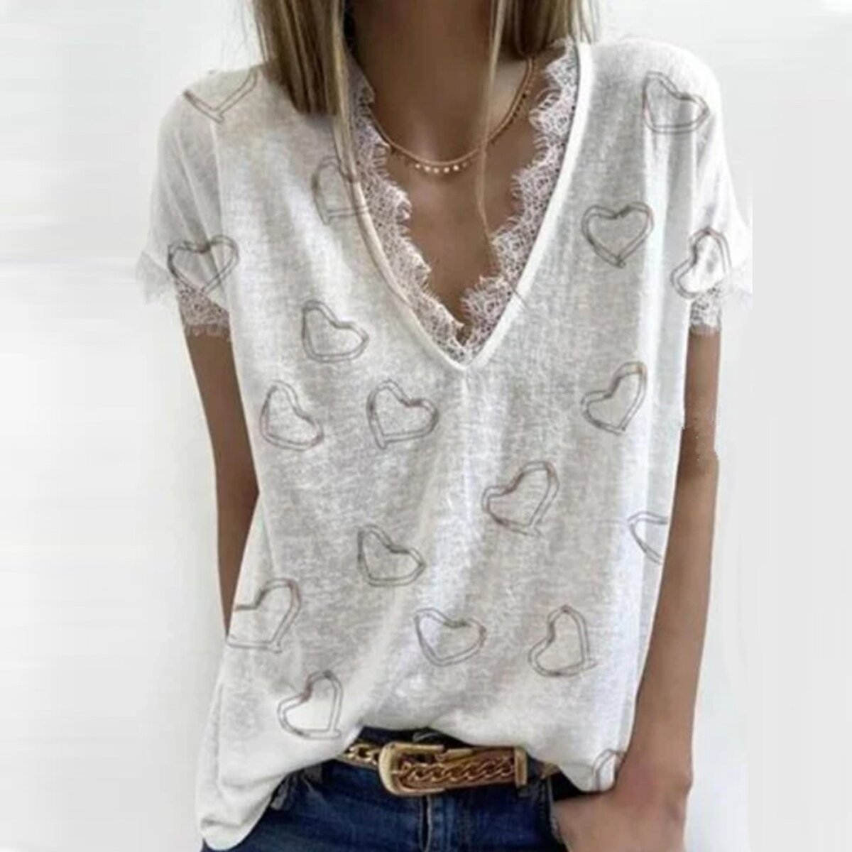 Рубашка женская белая