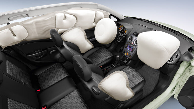 Airbags car picture for English Learners