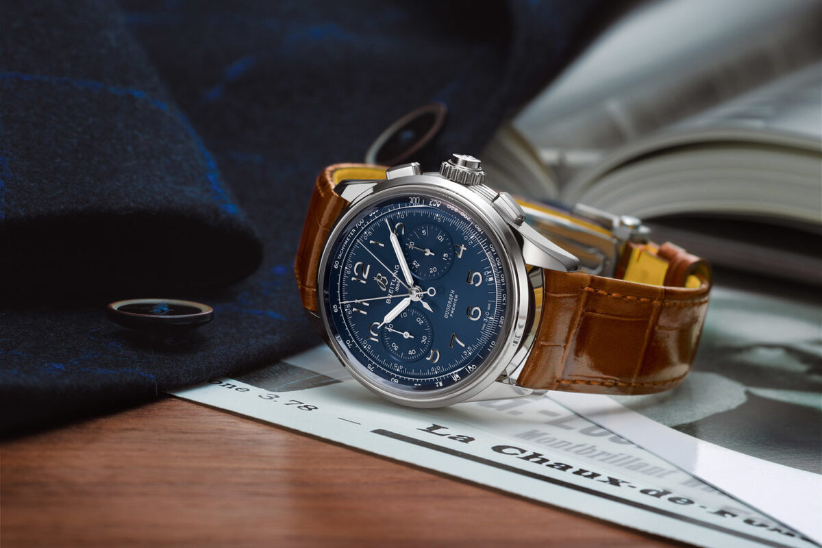 Breitling Heritage Premier Duograph Split-Seconds Chronograph