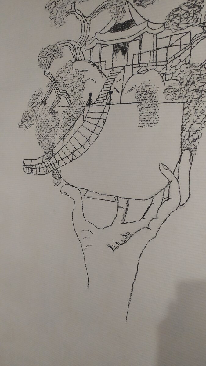 *рисунок на стене*