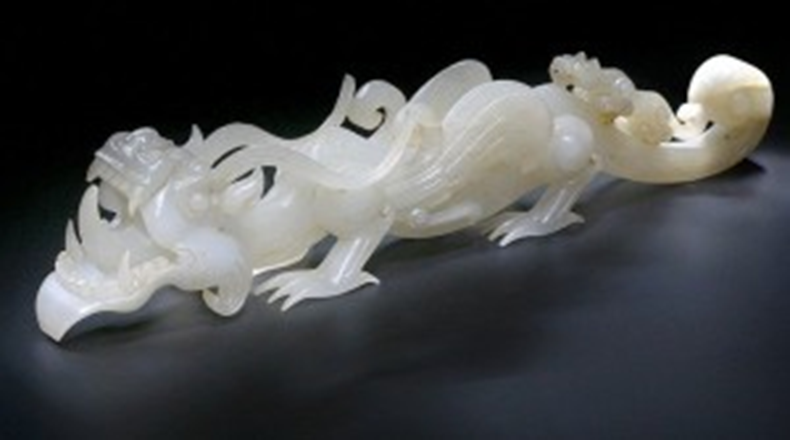 Крылатый зверь Ишоу с детенышем. Китай.