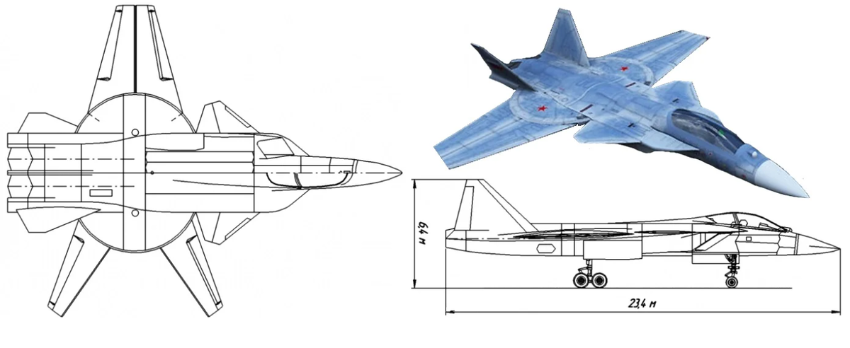 Вероятный облик Су-41