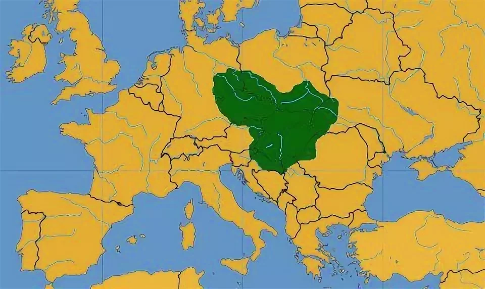 Карта моравии времен кирилла и мефодия