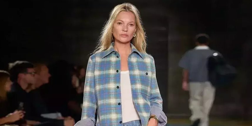    Кейт Мосс на показе Bottega Veneta. bottegaveneta.com.