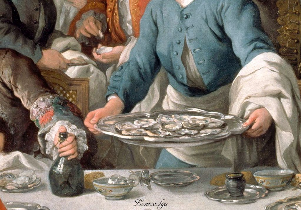 Блюда 18 века. Франсуа де Труа обед с устрицами. Жана-Франсуа де Труа «завтрак с устрицами».