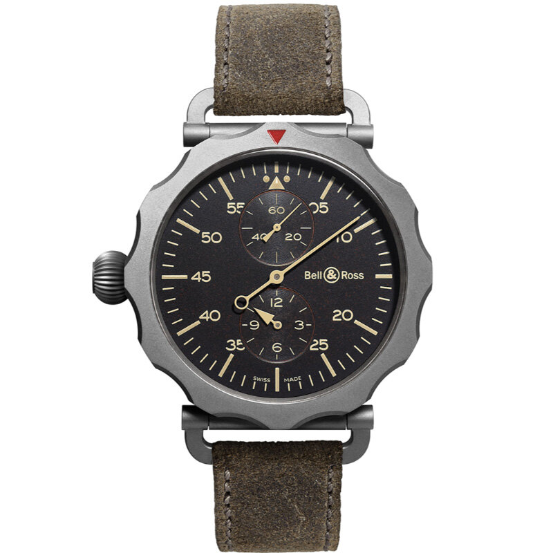 Часы Bell&Ross WW2 в 49 мм корпусе из стали