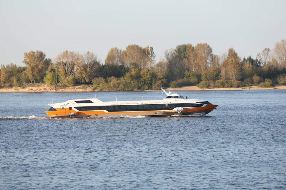    "Метеор" прибыл в Нижний Новгород после испытаний. Фото: Тг-канал Глеба Никитина.