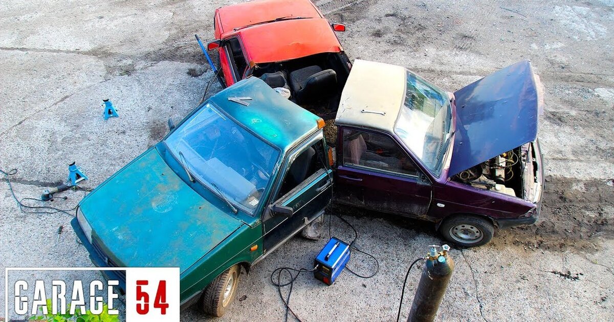 Спинер из автомобилей один из сумасшедших эксперементов от ГАРАЖ54.