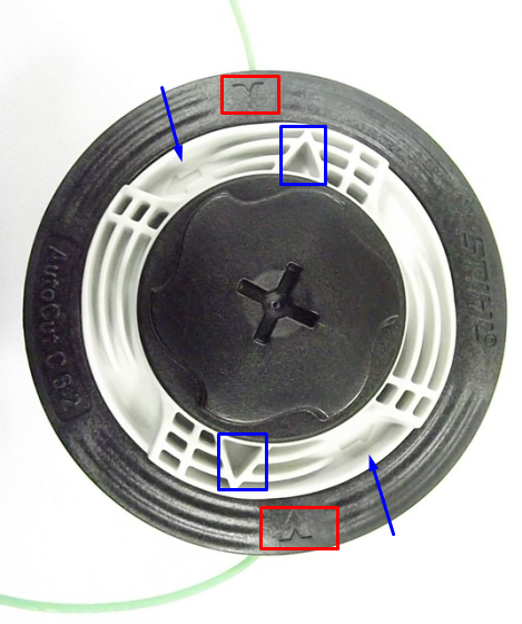 PolyCut 6-2 триммерная голова нового образца