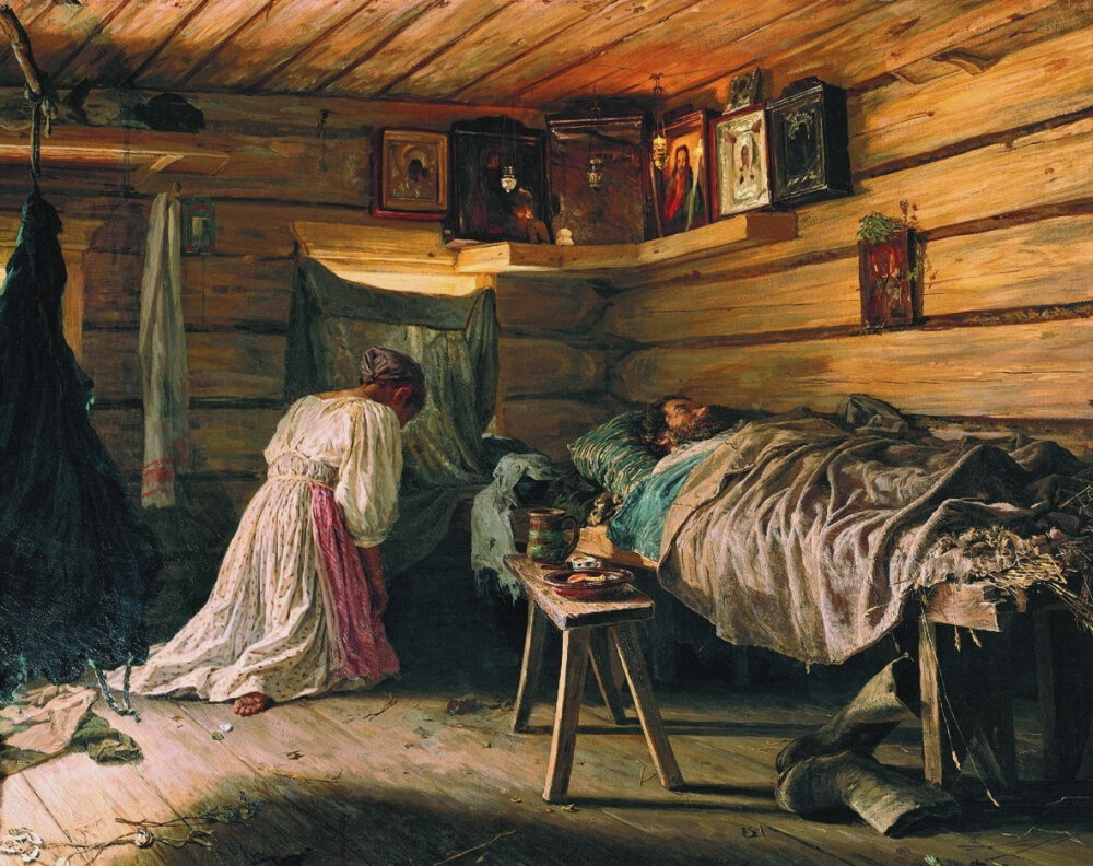 В. Максимов "больной муж" 1881 