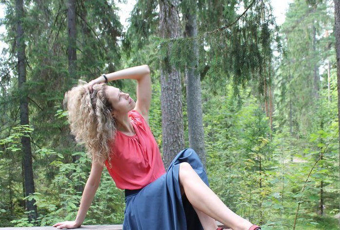 Лес, уединение и тишина...