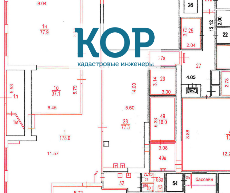 Как убрать красные линии бти в плане