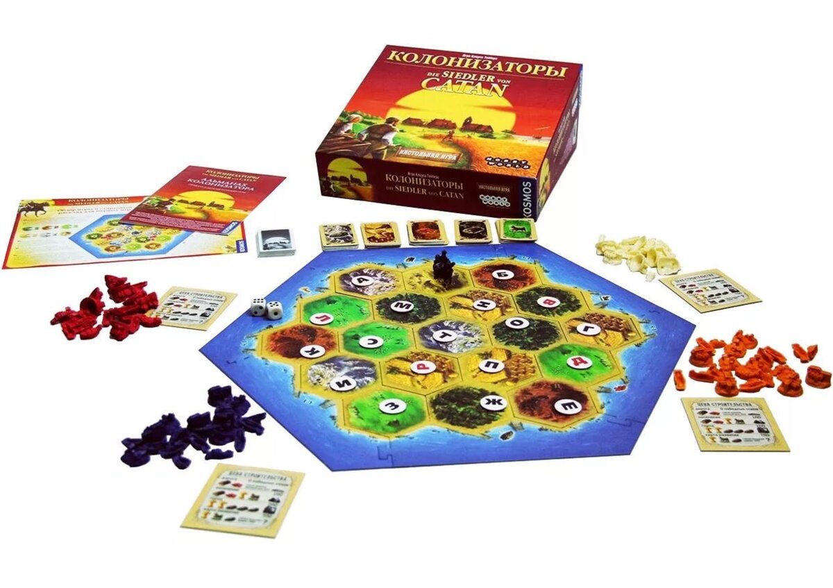 Классическая настольная игра «Колонизаторы».