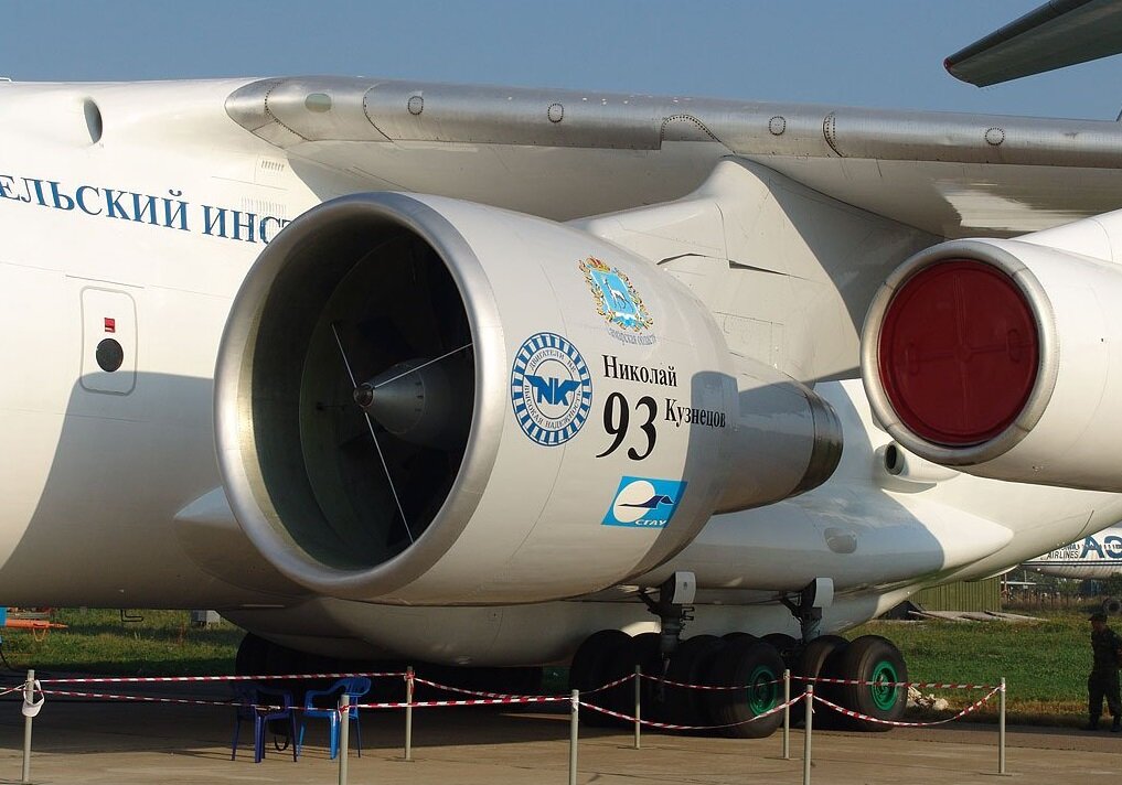 «Ил-76» с «НК-93» на МАКС 2007
