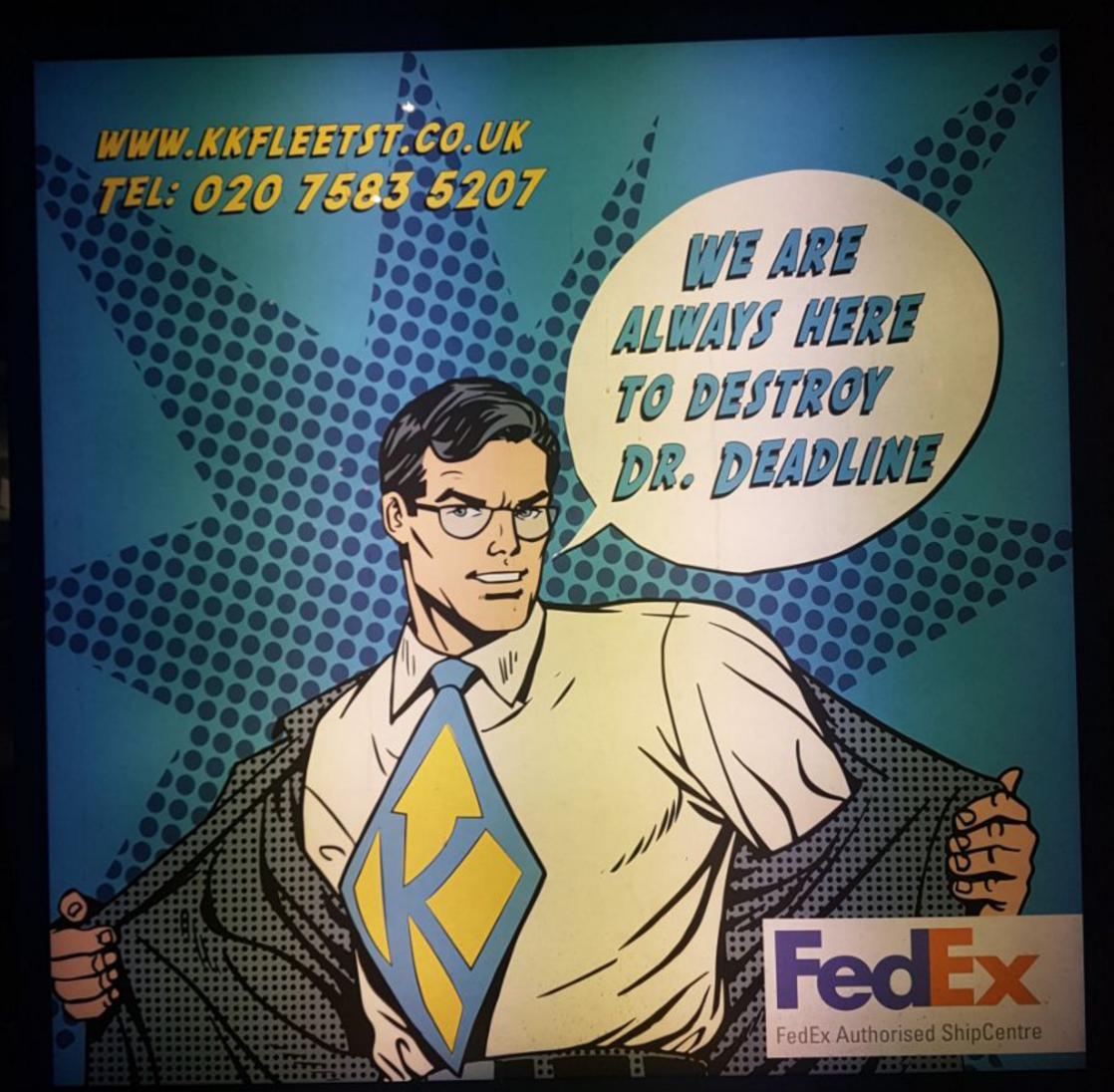 Реклама увиденная мной в Лондоне 