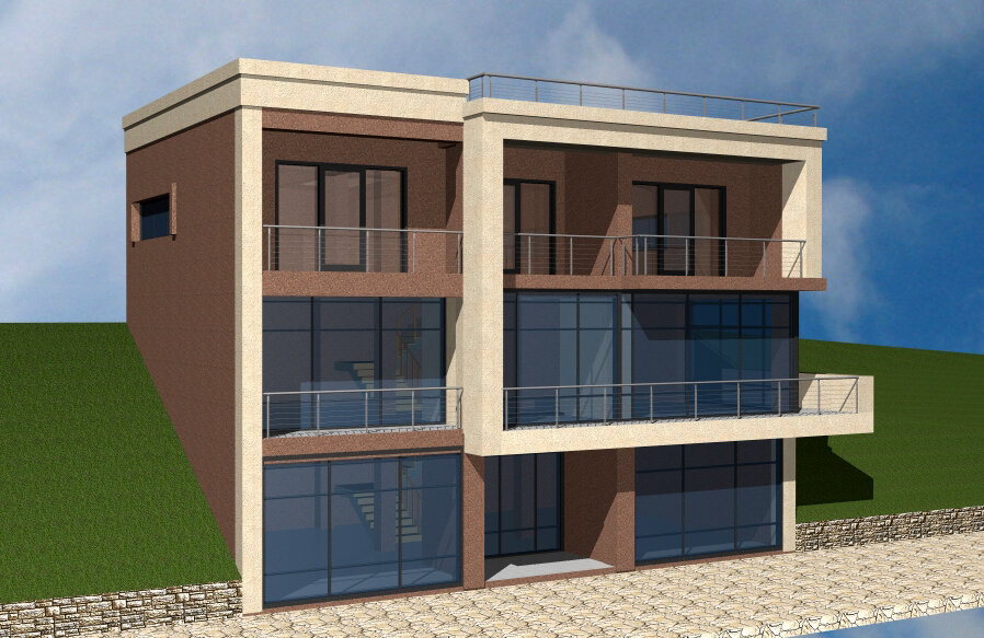 Эскиз. Вид слева.