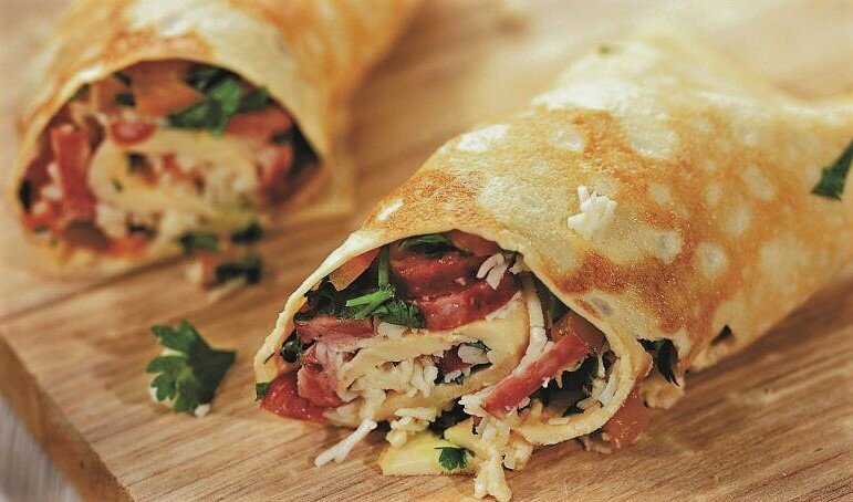  Рулет из омлета
