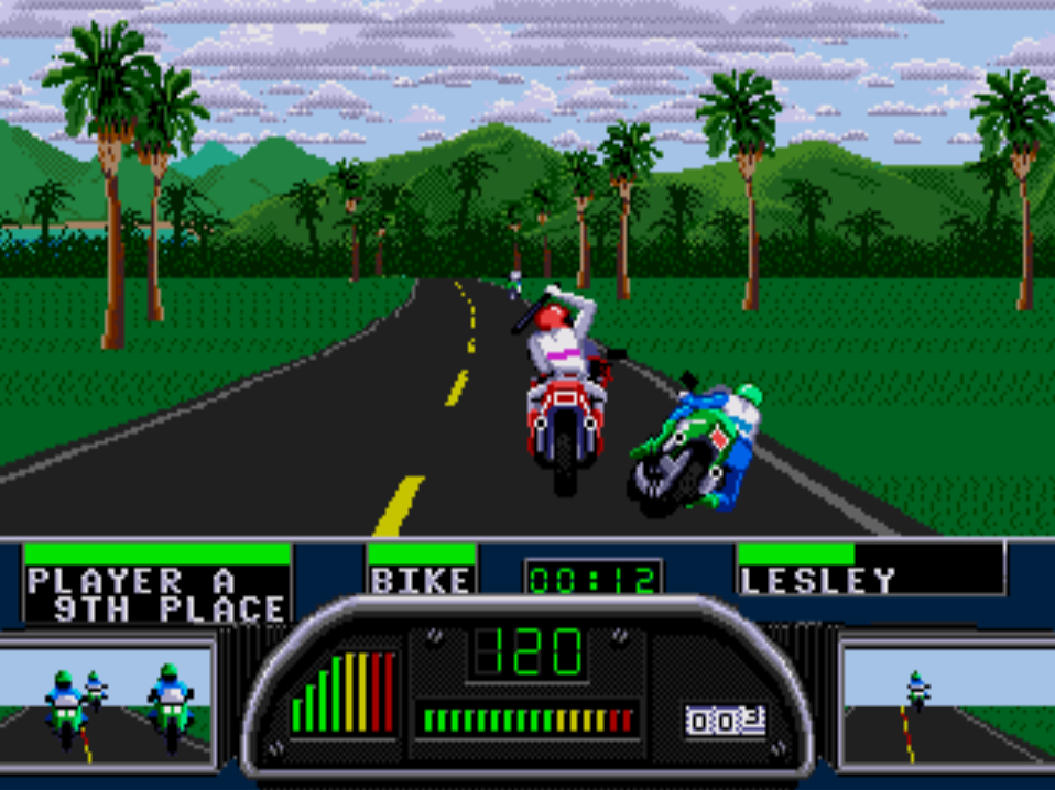 Скриншот из игры Road Rash