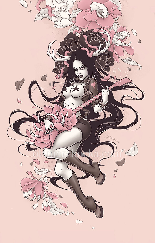 Любительница музыки