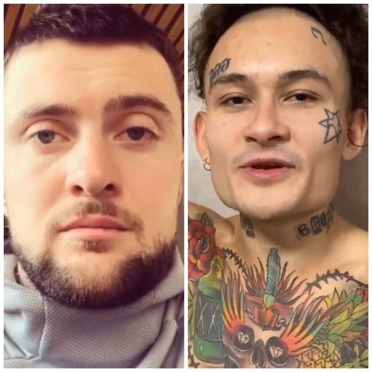 Слева - Ярмак, справа - Моргенштерн