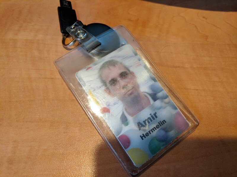 I’ve just realized this photo was taken when I still wore prescription glasses…