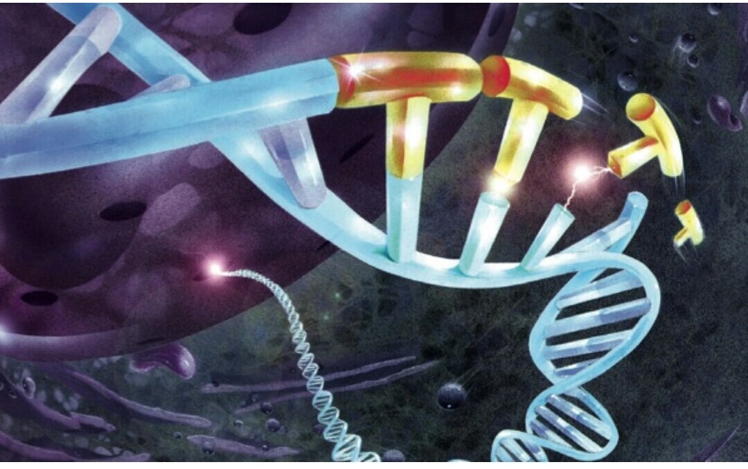 Поломка ДНК. Мутация ДНК. Гены. Поврежденная ДНК.