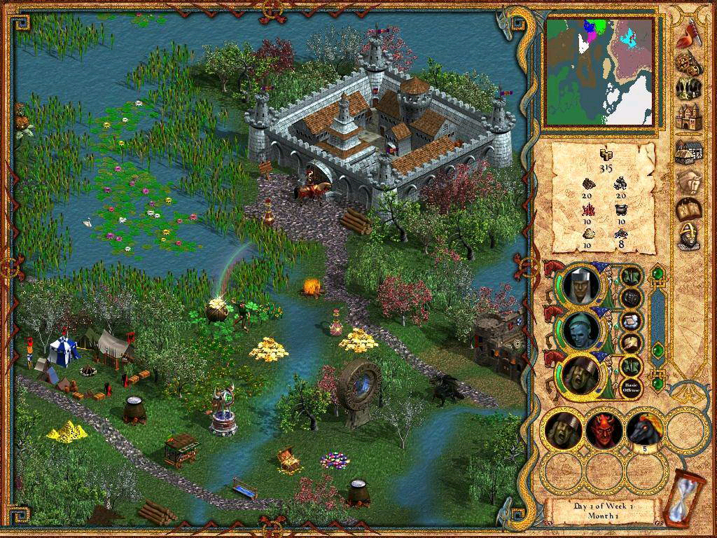 Heroes 4 complete. Герои меча и магии 4. Heroes of might and Magic 4 герои. HOMM 4 Скриншоты. Герои меча и магии 4: грядущая буря.