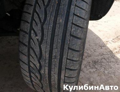 Летняя шина. Пример: Dunlop SP Sport01.