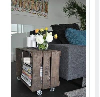 Тумба из ящика (1 фото)